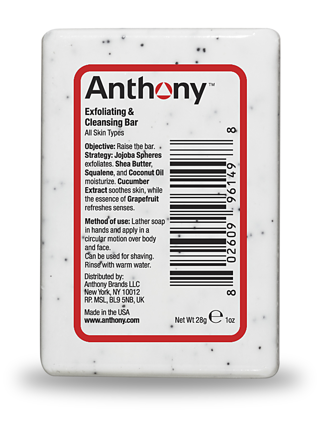 Anthony Exfoliating & Cleansing Bar Review The Dapper Chapper The