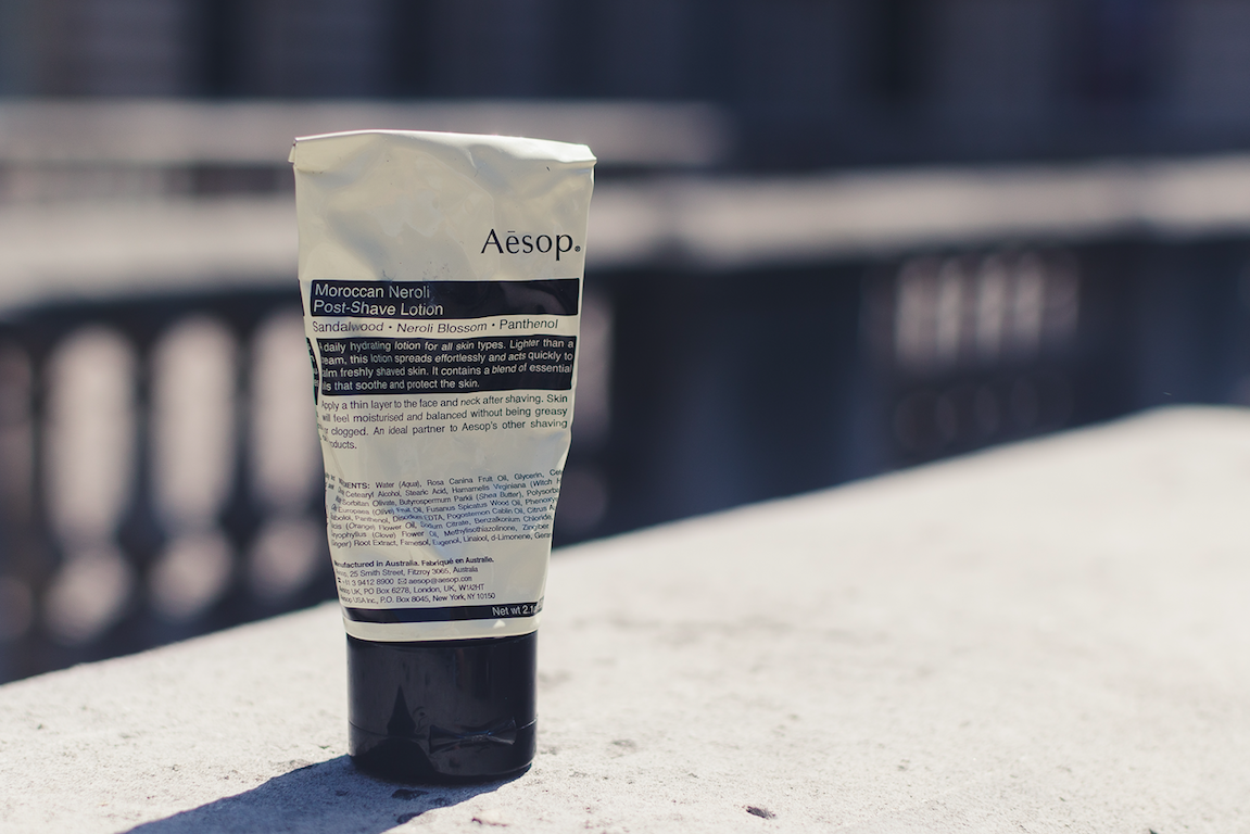 Aesop Moroccan Neroli Post-Shave Lotion Review - The Dapper | The Dapper Chapper | Style, Grooming, Venues & More